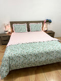 4PCS Super king Comforter with FITTED bedsheet