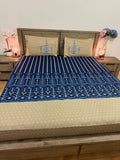 Blue base Fitted Super King cotton