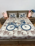 Queen size pure cotton flat