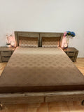 Ombré Fitted Super King pure cotton