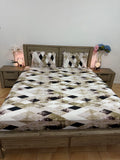 Warm Lightweight XL Queen Flat(Pillow covers with zip)