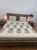Queen flat pure cotton