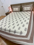 Queen flat pure cotton