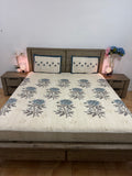 Queen flat pure cotton
