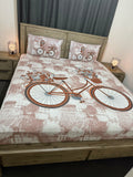 Queen size pure cotton flat