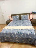 4PCS king Comforter set with FITTED bedsheet