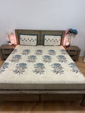 Queen flat pure cotton