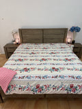 King COMFORTER IN GLACÉ COTTON