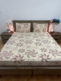 XL Jumbo Super King Flat glacé cotton