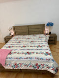 King COMFORTER IN GLACÉ COTTON